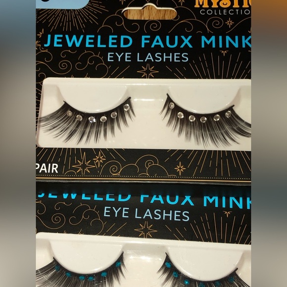 5pc lash bundle-3 BeJeweled mink sapphire, diamond & ruby lash extension & glue - Picture 7 of 15